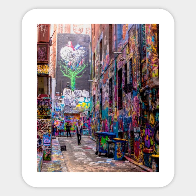 Graffiti Alley Sticker by Memories4you